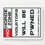 No horde zone mousepads