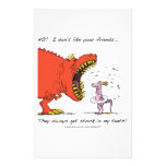 No! I don't like your friends... Customized Stationery