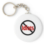 No Idiots Key Chains