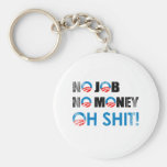 NO JOB, NO MONEY, OH SHIT Faded.png Keychain