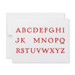 No L Christmas Letter / Invitation