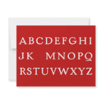 No L "Joke" Alphabet (Noel) invitations