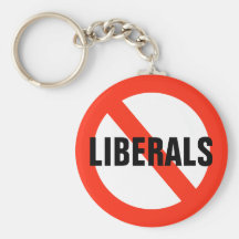 NO LIBERALS Key Chain