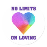 No Limits on Loving stickers