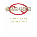 No Litter Kids T-Shirt