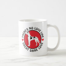 No Love Like Great Dane Love-Harlequin Mug