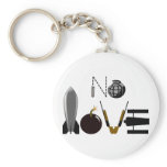 No Love Weapons Key Chains