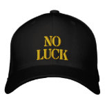 NO LUCK embroidered hats