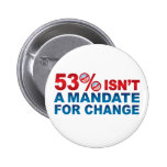 NO MANDATE FOR CHANGE Buttons