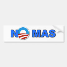 NO MAS BUMPER STICKER