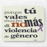 No Más Violencia de Género mousepads
