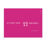 No matter what... Love more... F postcards