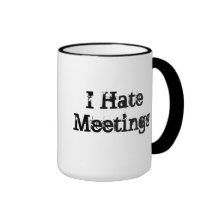 No Meetings Customised Funny Office Saying Mug