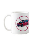 No Mini Vans mugs