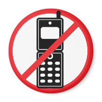 No Mobile Phones Refrigerator Magnets