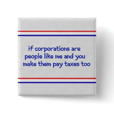 No More Corporate Welfare Pins