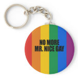 NO MORE MR NICE GAY keychains