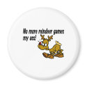 No More Reindeer Games My Ass magnets
