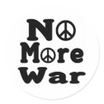 No More War! stickers
