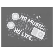 NO MUSIC, NO LIFE. PERSONALIZED FLYER