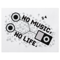 NO MUSIC, NO LIFE. CUSTOM FLYER