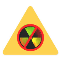 No Nukes Anti-Nuclear Symbol Sticker