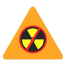 No Nukes Anti-Nuclear Symbol Sticker