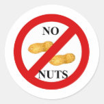 No nuts sticker