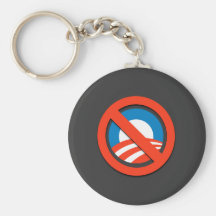 NO "O" / No Obama Keychains