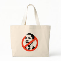 No Obama / Anti-Obama T-shirts Canvas Bags