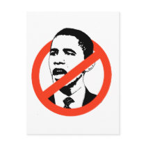 No Obama / Anti-Obama T-shirts Postcard