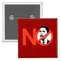 NO OBAMA BUTTON