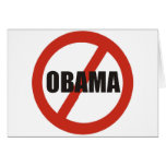 NO OBAMA cards