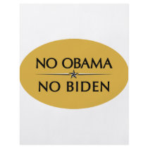 NO OBAMA NO BIDEN CUSTOM FLYER