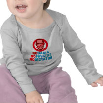 NO OBAMA NO FASCIST NO DICTATOR (v133x) Tees
