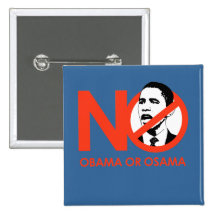 NO OBAMA, NO OSAMA PIN