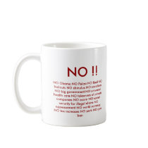 NO Obama NO Pelosi NO Reid NO bailouts NO stimu... Coffee Mug