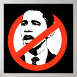 No Obama Poster / Customise your text posters