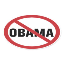 No Obama Sticker stickers