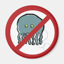 no octopus fridge magnets