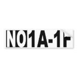 No on Propositions 1A through 1F bumper stickers
