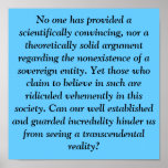No one has provided a scientifically convincing... posters