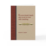 No one should teach cards