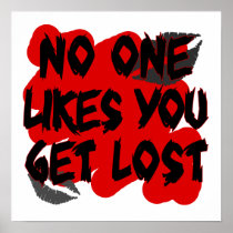 no ones likes you poster