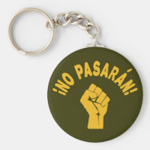 No Pasaran - They Shall Not Pass Key Chain