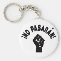 No Pasaran - They Shall Not Pass Key Chains