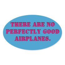 No Perfect Aeroplanes Sticker