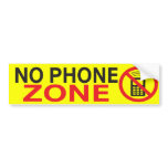 No Phone Zone Custom Remix Bumper Sticker