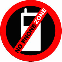 No Phone Zone Keychain (More Durable) Acrylic Cut Outs