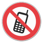 No phones cellphones allowed Stickers